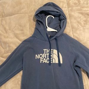 The North Face blue hoodie